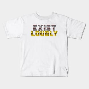 Exist Loudly - Yellow Kids T-Shirt